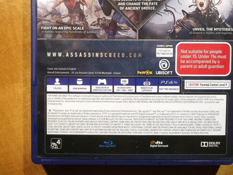 Assassin's Creed Odyssey - PS4 Game - Excellent Condition Carousel 5