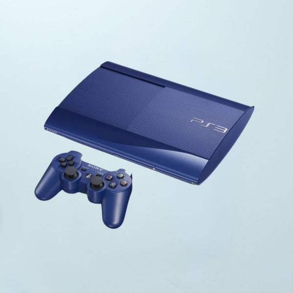 PlayStation 3 Super Slim Console - 500GB (Azurite Blue) Carousel 1