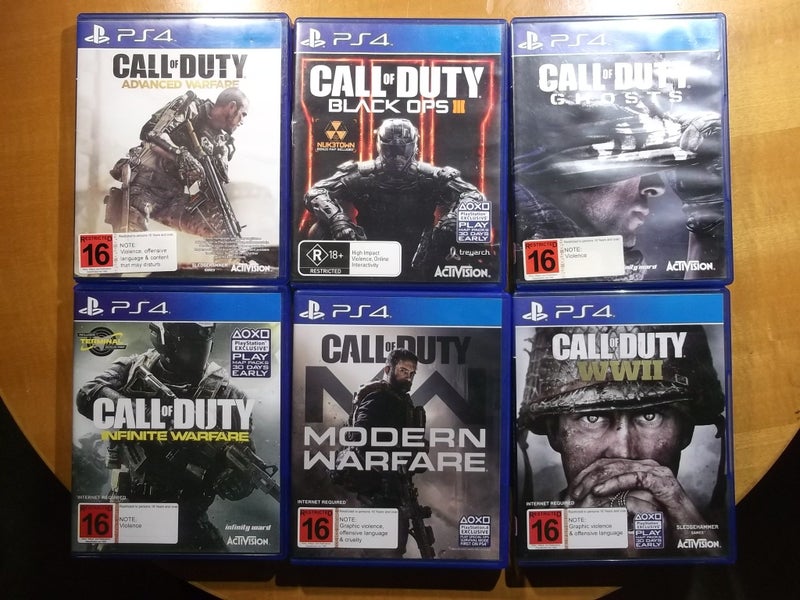 Call of Duty Bulk Buy / Bundle - PS4 x 6 Games - All VG condition Carousel 2