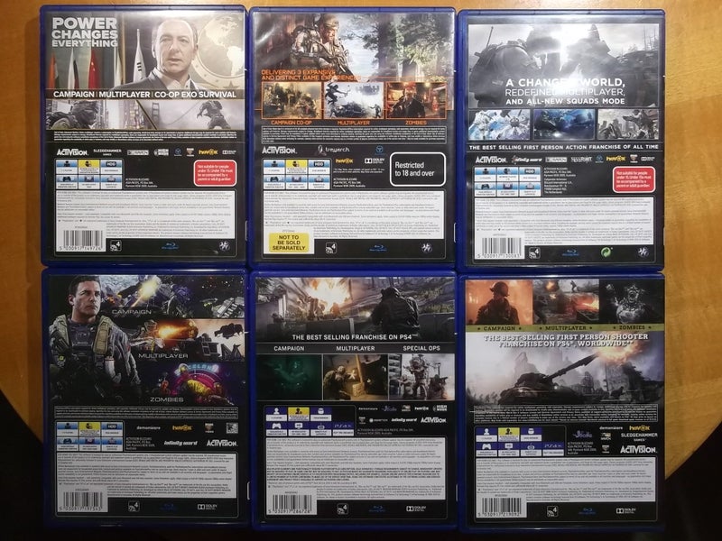 Call of Duty Bulk Buy / Bundle - PS4 x 6 Games - All VG condition Carousel 5