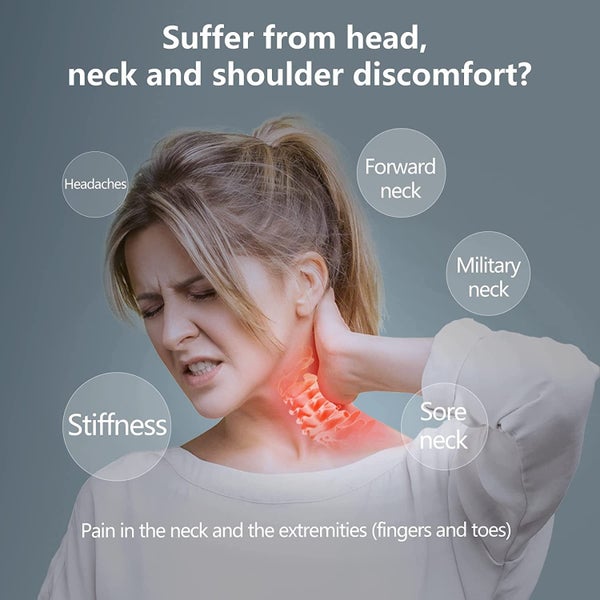 Neck and Shoulder Relaxer, Cervical Neck Traction Device with Magnetic Therap Carousel 2