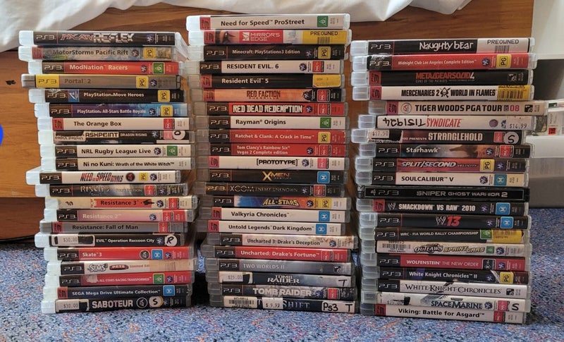 63 PS3 Game Bundle-Bulk Lot Carousel 1