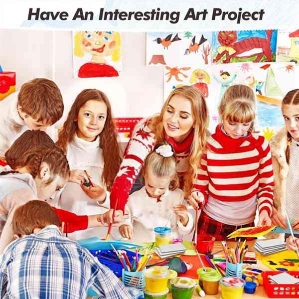 25 Pcs Magnetic Painting Canvas Panel Mini Boards Blank Canvases for Art Gift Carousel 7