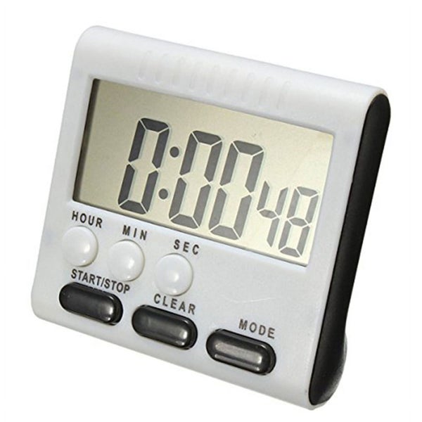 Digital egg timer / kitchen timer with loud alarm, up and down function, magn Carousel 1