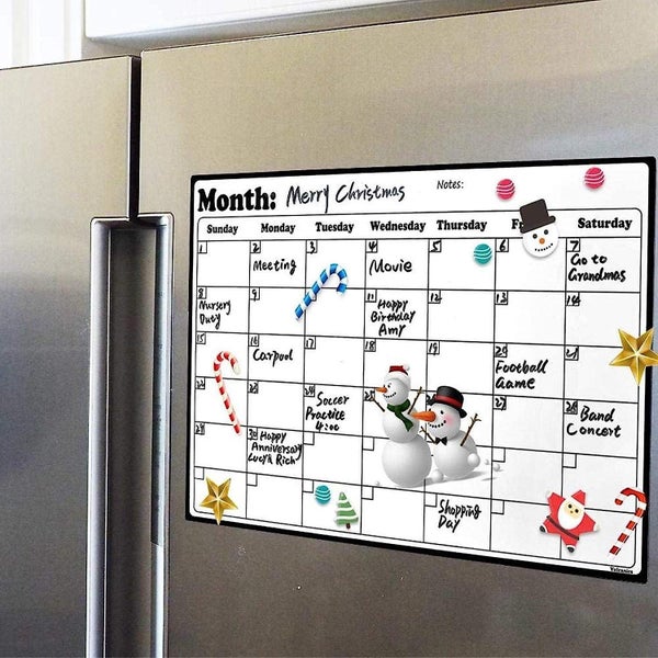 Fridge Calendar Magnetic Dry Erase Calendar Carousel 1