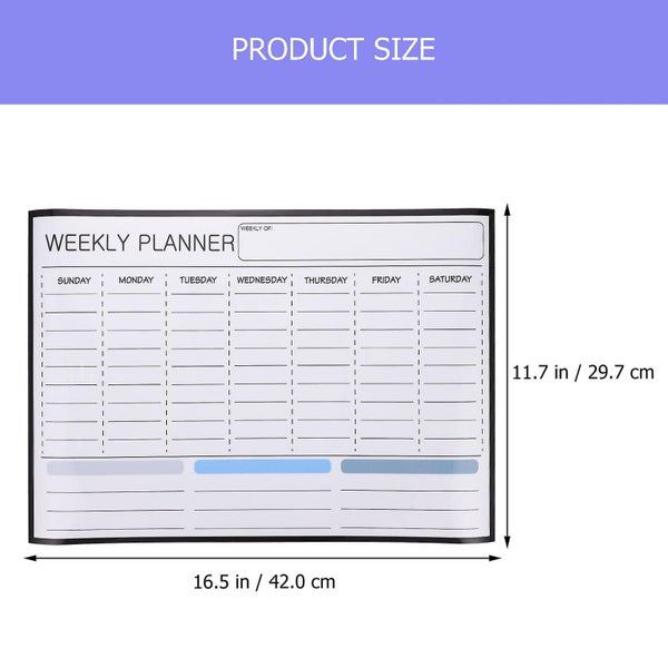 Household Fridge Calendar Multi function Fridge Board Convenient Schedule Board Carousel 2
