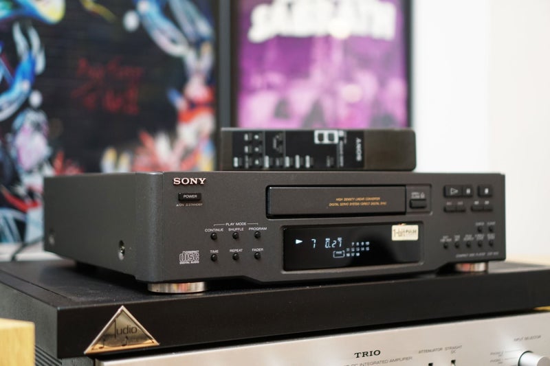 Sony CDP-M33 Vintage 1-Bit CD Player Made in Japan with Remote Carousel 1