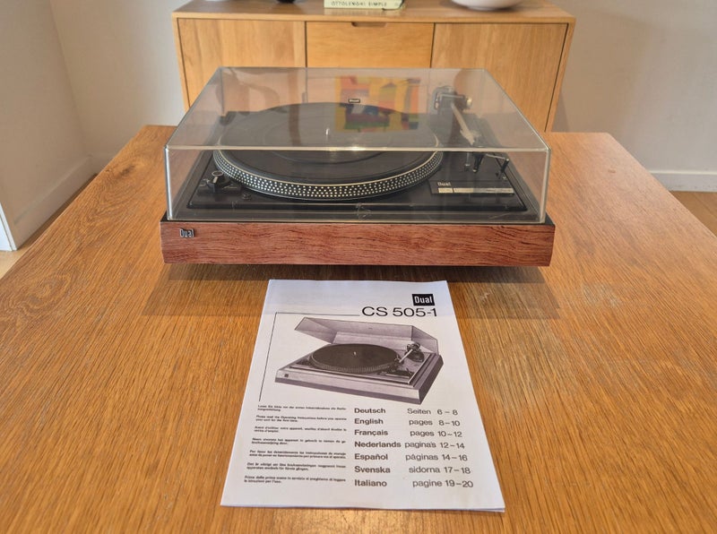 Classic German-made Turntable...the Dual CS-505 Carousel 7
