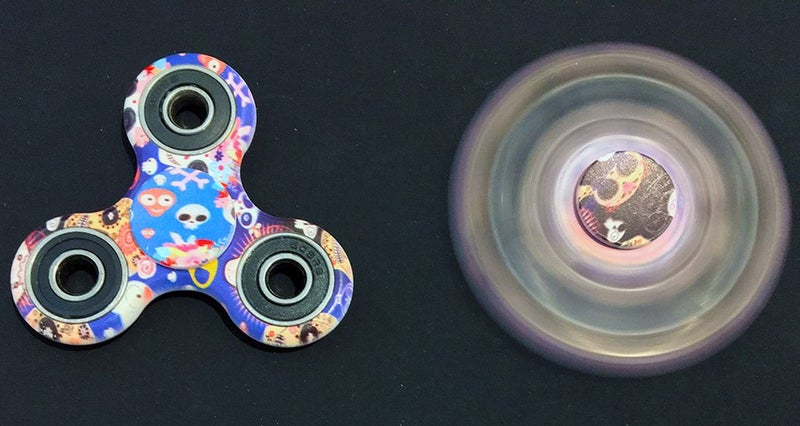 Colour Creative LED Light Dark Luminous Fidget Spinner Changes Antistress Hand Carousel 10