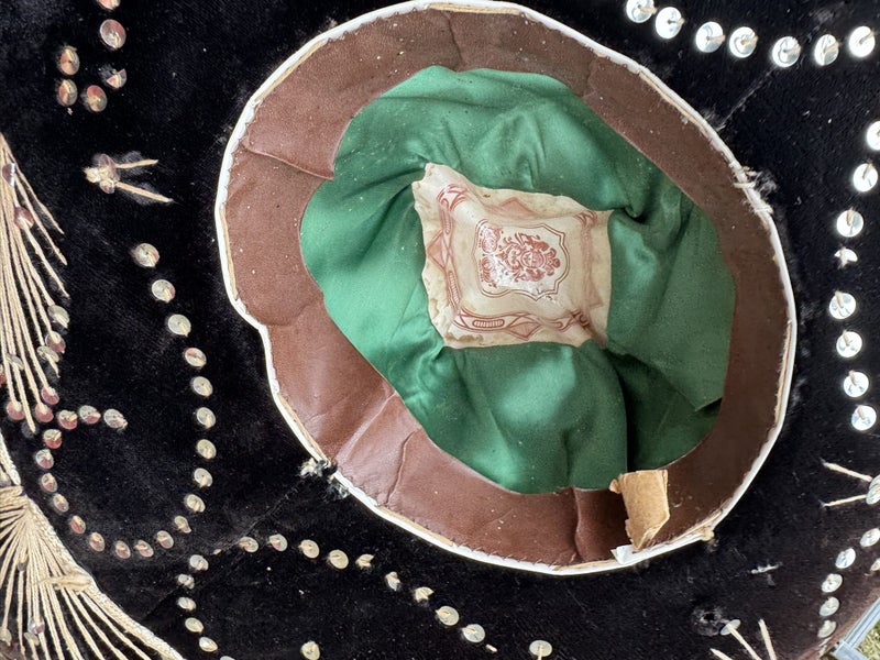 Vintage Mexican Sombrero Hat Cap Heavy Carousel 4