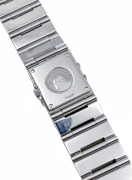 Omega Constellation Quadra Diamond Steel Ladies Bracelet Watch Ref 1528.76 B&P Carousel 8
