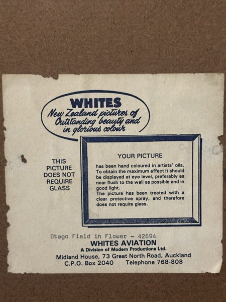 Whites Aviation: Otago Field in Flower Carousel 10