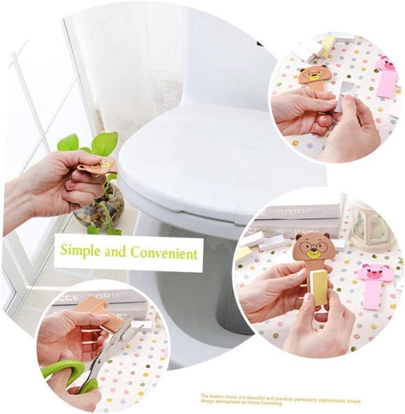 4pcs Toilet Handles Toilet Bowl Self Adhesive Toilet Seat Handle Toilet Handl Carousel 5