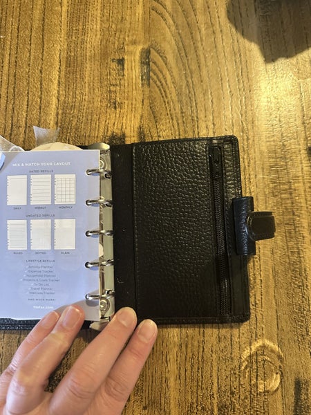 Filofax- Finsbury Mini Leather Organiser Carousel 6