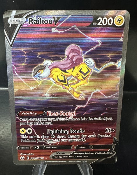 Raikou V GG41/GG70 , Crown Zenith Galarian Gallery Carousel 1