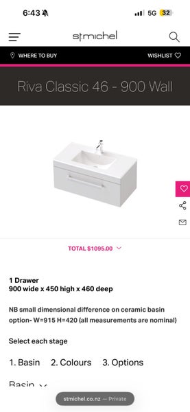 St Michel Riva classic 900 x2 Carousel 1