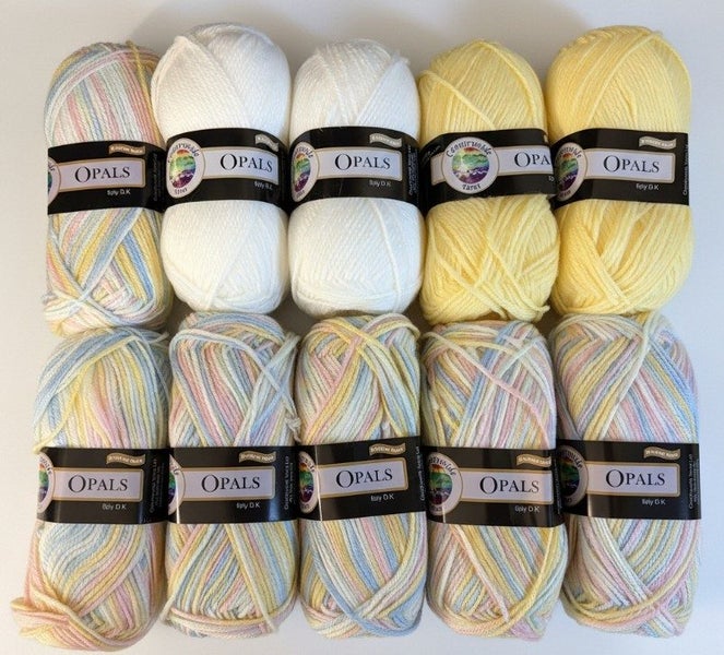 Countrywide Yarns Opals 8ply 10pack ***$1 RESERVE*** Carousel 1