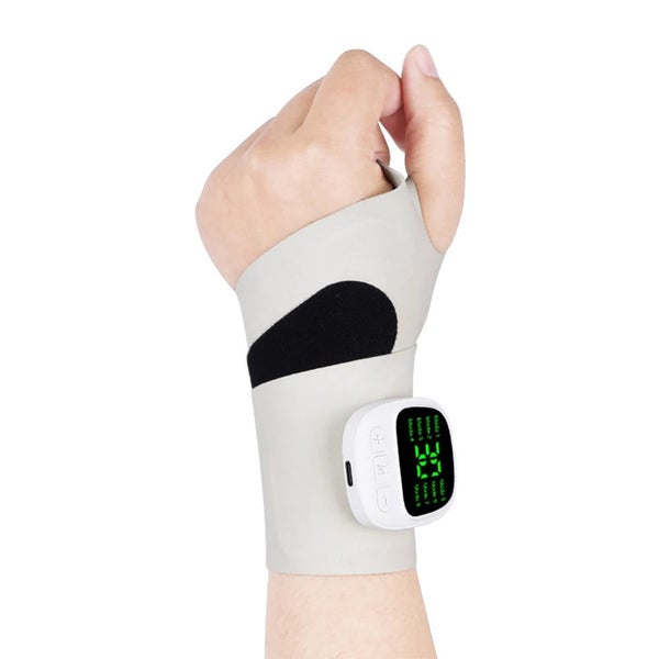 EMS Electric Cordless Hand Wrist Massager - Smart Wrist Therapy Support Carousel 1