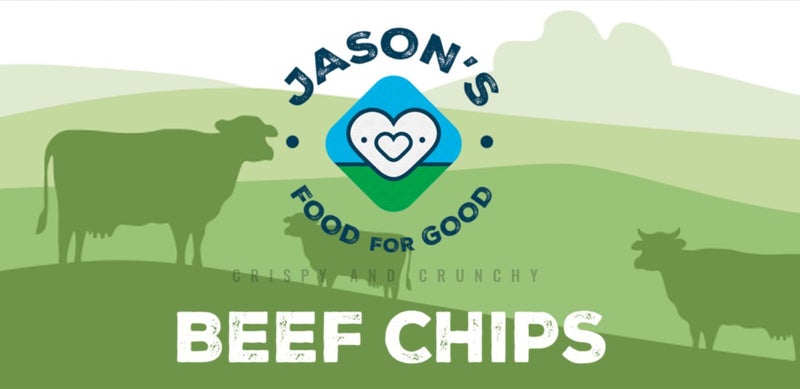 Jasons Beef Chips 28g of Protein in 40g serving (like Biltong but 100% natural)