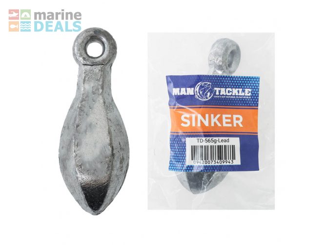 ManTackle Deep Drop Puka Bomb Reef Sinkers 20oz Q… Carousel 1