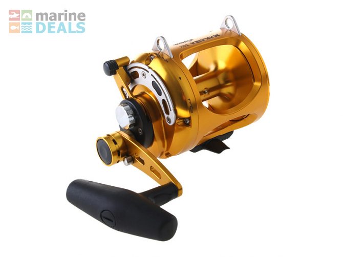 Okuma Makaira Gold 30 2-Speed Game Reel Carousel 1