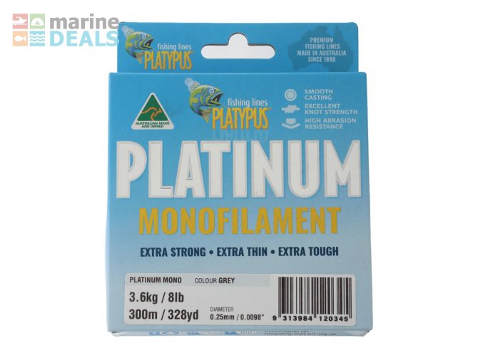 Platypus Platinum Monofilament 300m 8lb 0.25mm Carousel 2
