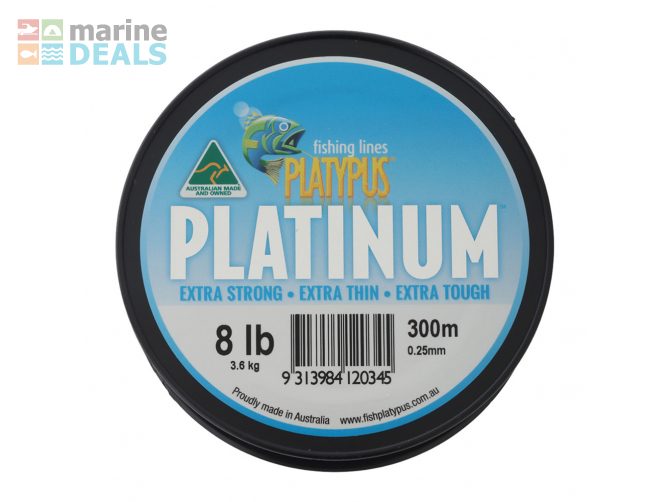 Platypus Platinum Monofilament 300m 8lb 0.25mm Carousel 3