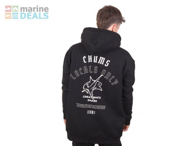 The Chums Great White Hoodie Black XL Carousel 12