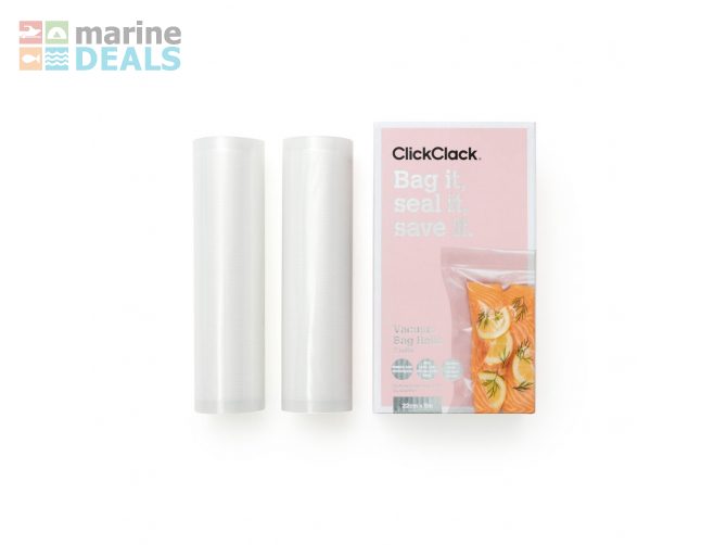 ClickClack Vacuum Bag Rolls 22cm x 5m Carousel 1