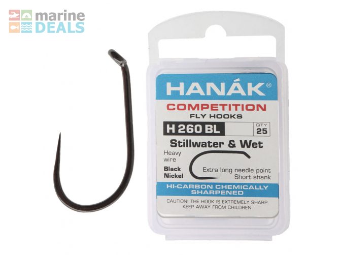 HANAK Competition H260BL Barbless Fly Hook Qty 25… Carousel 1