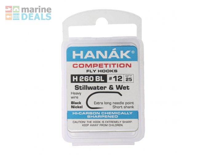 HANAK Competition H260BL Barbless Fly Hook Qty 25… Carousel 2