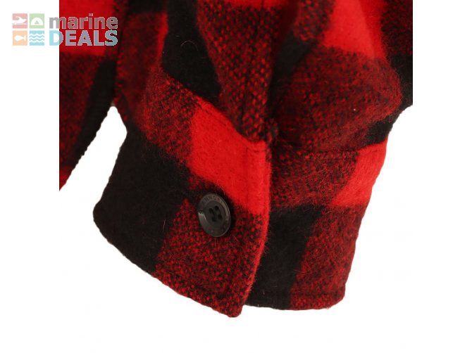 Swanndri Mens Ranger Wool Bush Shirt Red Black S Carousel 5