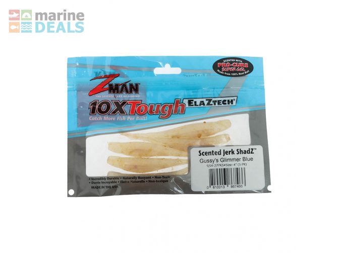 Z-Man Jerk ShadZ Scented Soft Bait 4in/10cm Gussy… Carousel 2