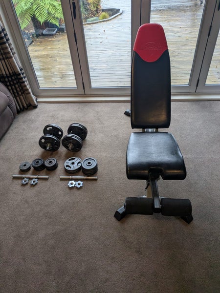 Bowflex Adjustable Bench + Dumbbell Set (Full Home Gym Setup) Carousel 1