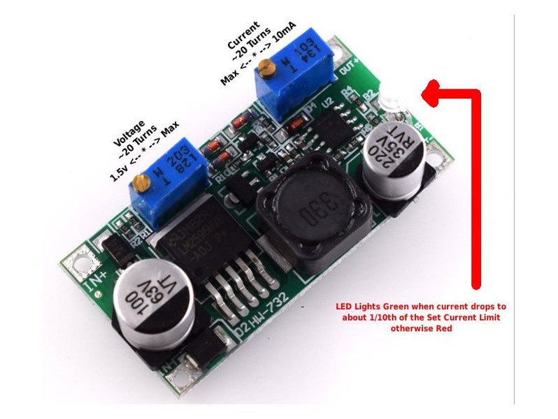 Step Down DC-DC Converter, Input 5-50v, Output 1.5-30v, CC/CV Feature Carousel 2