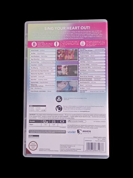 Let's Sing 2022 + microphones bundle Nintendo Switch Carousel 3