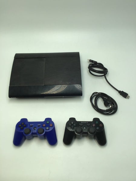 * 500GB Super Slim PS3 Console w/ 2 Controllers & Cables! * Carousel 1