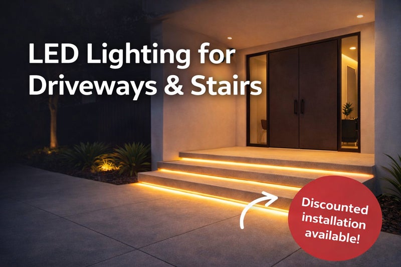 LED Lighting Installation – Driveways & Stairs Auc Carousel 1