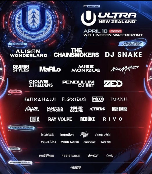 Ultra New Zealand 2026 - GA Tickets Carousel 1