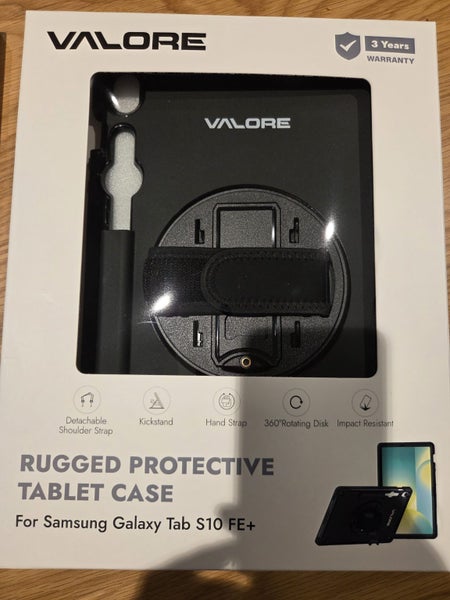 Samsung Galaxy Tab S10 FE+ Near new With case | Valore Rugged Tablet Case Carousel 8