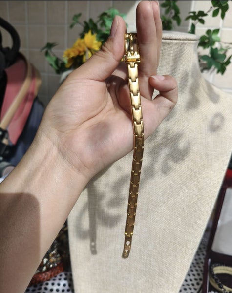 Vintage 18K gold-plated bracelet Carousel 1