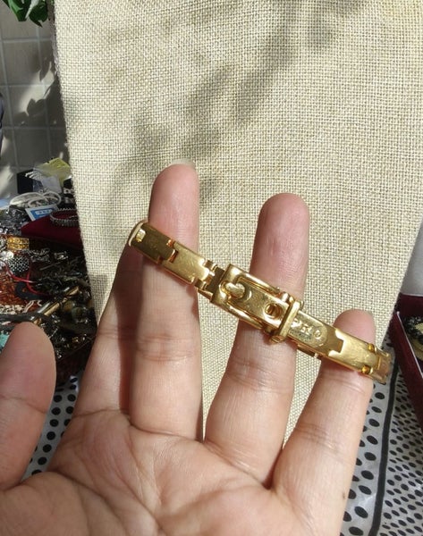 Vintage 18K gold-plated bracelet Carousel 2