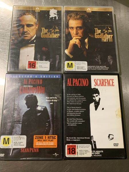 Al Pacino crime DVD lot