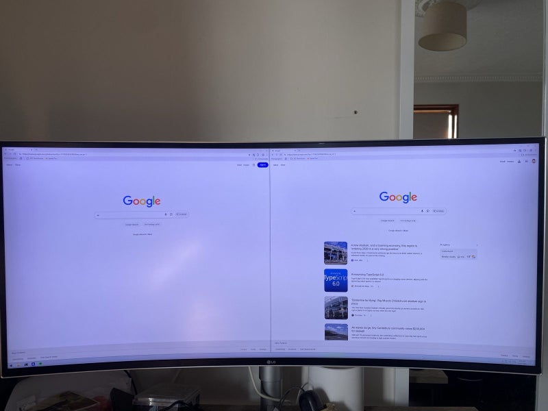 LG 38” Curved Ultrawide Monitor - LG 38WK95C-W Carousel 1