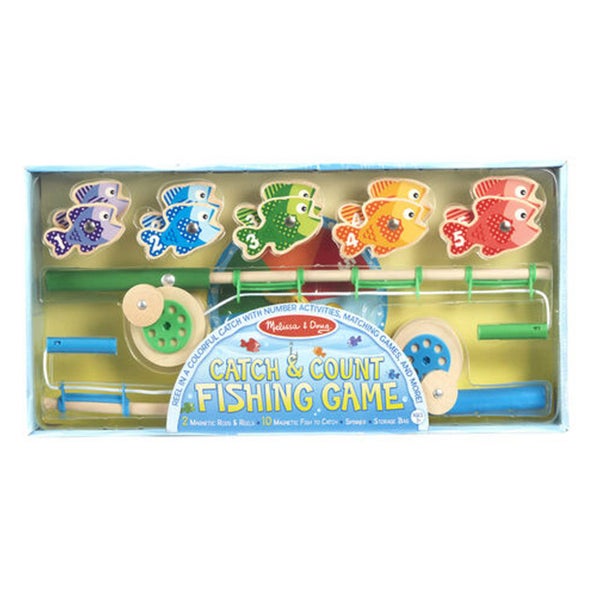 Melissa & Doug Catch & Count Magnetic Fishing Rod Set Carousel 1