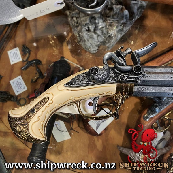 Denix Replica 4 Barrel Flintlock Pistol Carousel 2