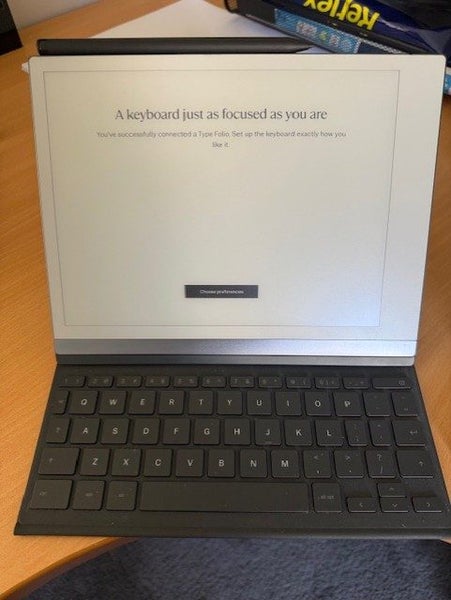 reMarkable 2 with keyboard folio. Carousel 1