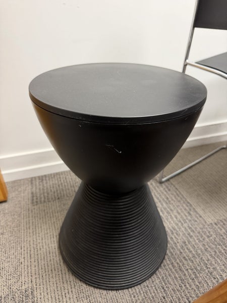 Modern Black Side Table / Stool Carousel 2