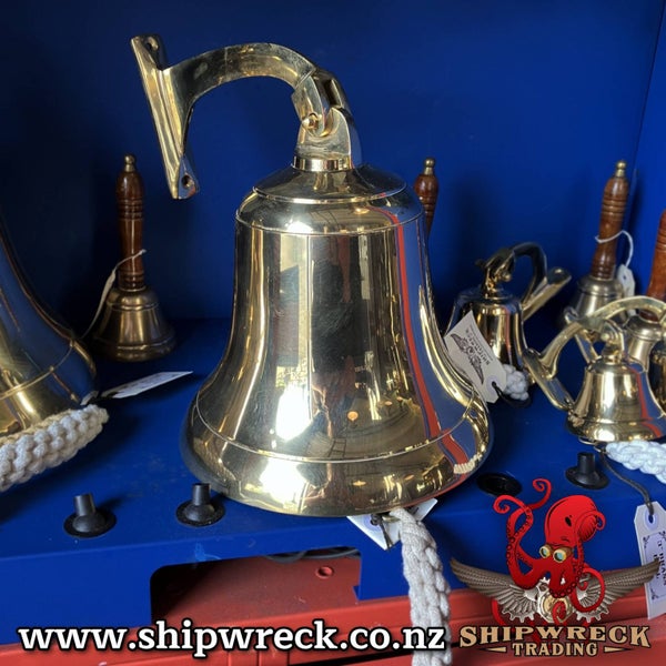 9" Brass Wall Mounted Bell Carousel 1
