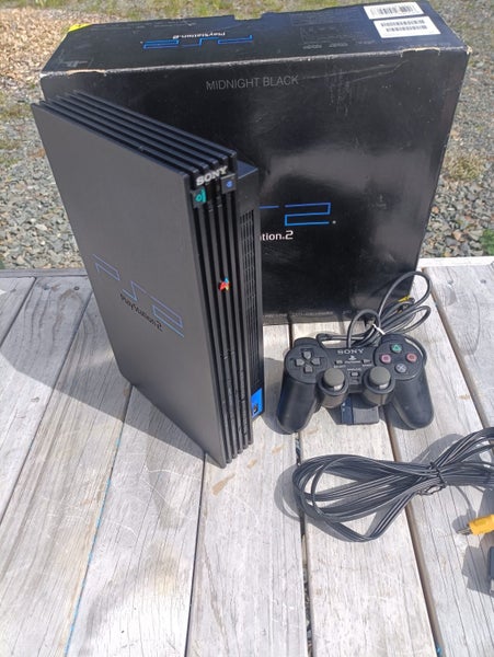 PS2 Fat + Controller - Midnight black Translucent - Modded and boxed Carousel 1